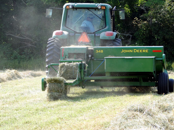 Bailing Hay