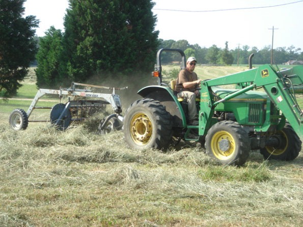 Raking & Bailing Alfalfa Hay